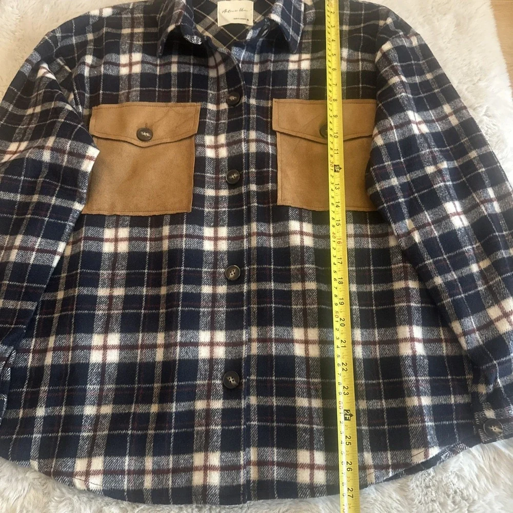 Vintage  Active Usa Multicolor Flannel‎ M  Shirt